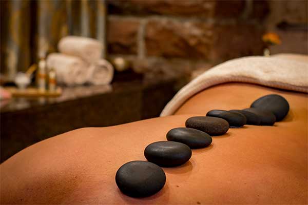 Hot stone massage