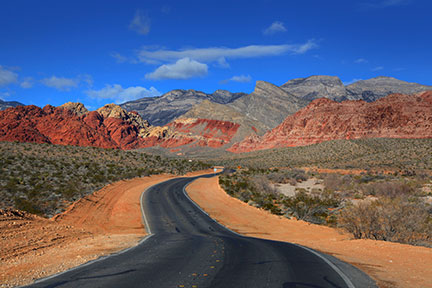 Red Rock Canyon National Conservation Area scenic drive, west of Las Vegas